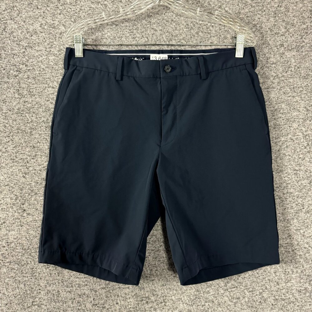 Ibkul Men's Size 32 Blue Nylon UPF 50+ Golf Shorts